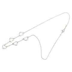 ティファニー 5連 オープンハート ネックレス SV925 シルバー レディース TIFFANY&Co. 【中古】