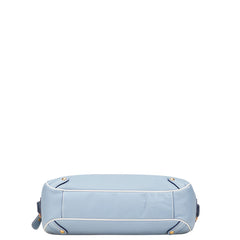 サルヴァトーレフェラガモ ハンドバッグ トートバッグ DH-21 7306 ライトブルー レザー レディース Salvatore Ferragamo 【中古】