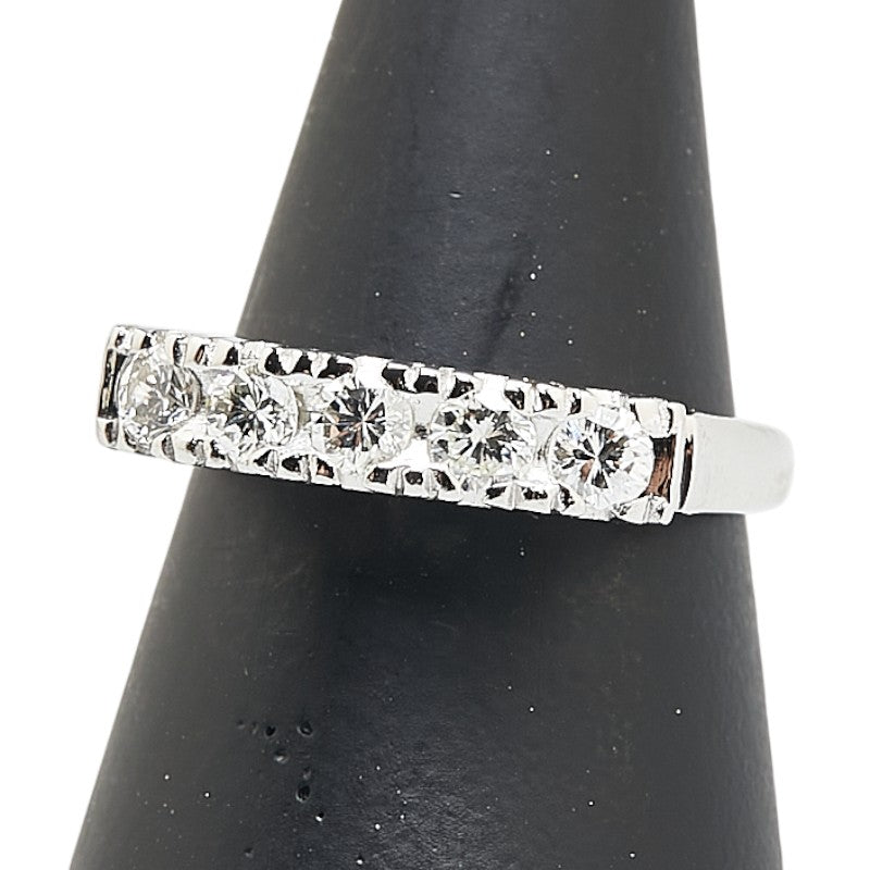 Pt900 プラチナ ダイヤ0.54ct リング 指輪 レディース 9号 【中古】