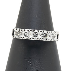 Pt900 プラチナ ダイヤ0.54ct リング 指輪 レディース 9号 【中古】