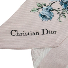 ディオール ツイリー ミッツァ スカーフ ピンク マルチカラー シルク レディース Dior 【中古】
