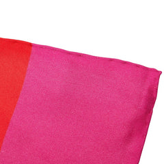 ディオール 花 フラワー モチーフ スカーフ レッド ブルー マルチカラー シルク レディース Dior 【中古】