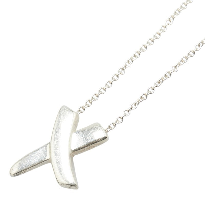 ティファニー キス ネックレス SV925 シルバー レディース TIFFANY&Co. 【中古】