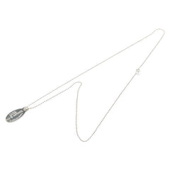 ティファニー リターン トゥ ティファニー オーバルタグ ロングネックレス ボールチェーン SV925 シルバー レディース TIFFANY&Co. 【中古】