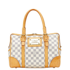 ルイ ヴィトン ダミエ アズール バークレー ハンドバッグ トートバッグ N52001 ホワイト PVC レザー レディース LOUIS VUITTON 【中古】