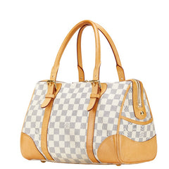 ルイ ヴィトン ダミエ アズール バークレー ハンドバッグ トートバッグ N52001 ホワイト PVC レザー レディース LOUIS VUITTON 【中古】