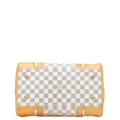 ルイ ヴィトン ダミエ アズール バークレー ハンドバッグ トートバッグ N52001 ホワイト PVC レザー レディース LOUIS VUITTON 【中古】