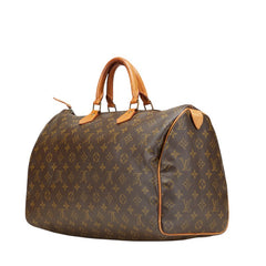 ルイ ヴィトン モノグラム スピーディ40 ボストンバッグ ハンドバッグ M41522 ブラウン PVC レザー レディース LOUIS VUITTON 【中古】