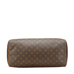 ルイ ヴィトン モノグラム スピーディ40 ボストンバッグ ハンドバッグ M41522 ブラウン PVC レザー レディース LOUIS VUITTON 【中古】