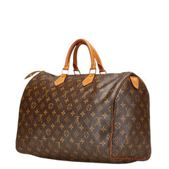 ルイ ヴィトン モノグラム スピーディ40 ボストンバッグ ハンドバッグ M41522 ブラウン PVC レザー レディース LOUIS VUITTON 【中古】