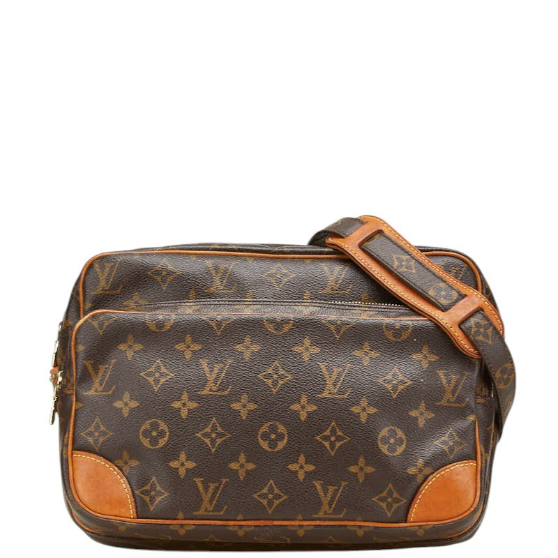 ルイ ヴィトン モノグラム ナイル 斜め掛け ショルダーバッグ M45244 ブラウン PVC レザー レディース LOUIS VUITTON 【中古】