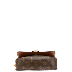 ルイ ヴィトン モノグラム サンクルーMM 斜め掛け ショルダーバッグ M51243 ブラウン PVC レザー レディース LOUIS VUITTON 【中古】