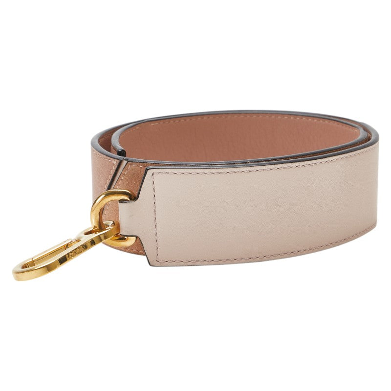 ロエベ ショルダーストラップ ピンク レザー スエード レディース LOEWE 【中古】