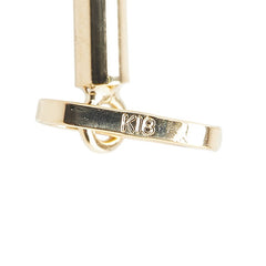 K18YG イエローゴールド 十字架 クロス ペンダントトップ レディース 【中古】