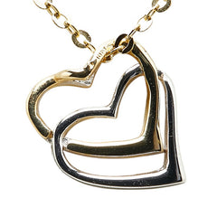 K18YG イエローゴールド ハート モチーフ ネックレス レディース 【中古】