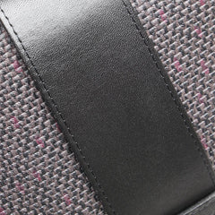 サンローラン YSLモノグラム ショルダーバッグ パープル ブラック レザー レディース SAINT LAURENT 【中古】