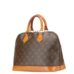 ルイ ヴィトン モノグラム アルマ ハンドバッグ M51130 ブラウン PVC レザー レディース LOUIS VUITTON 【中古】