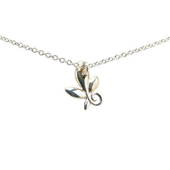 ティファニー パロマ ピカソ オリーブ リーフ ネックレス SV925 シルバー レディース TIFFANY&Co. 【中古】