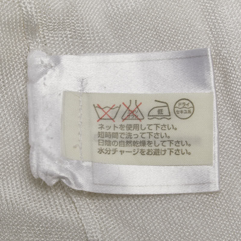 シャネル ショート キャミソール オフホワイト レーヨン レディース CHANEL 【中古】