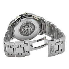エルメス クリッパー クラシック 腕時計 CP2.810 自動巻き グレー文字盤 ステンレススチール メンズ HERMES 【中古】