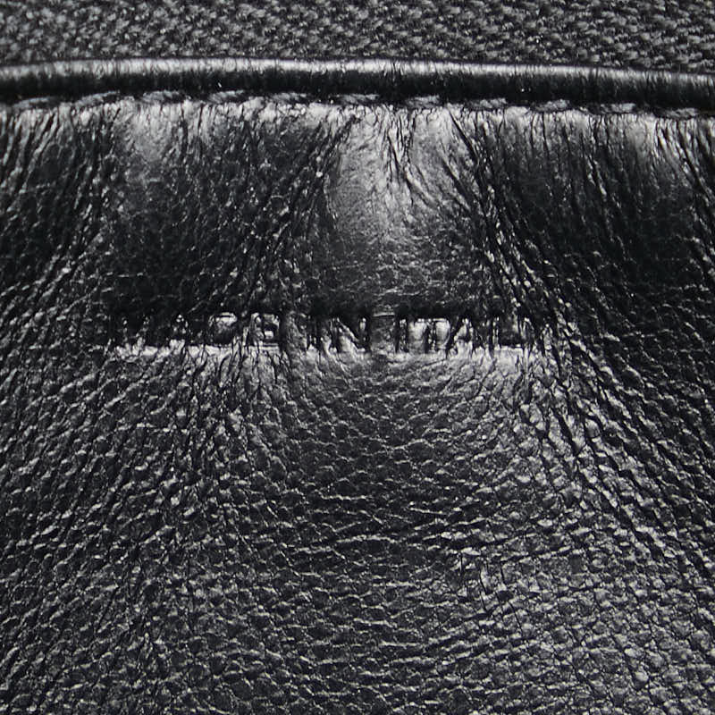 サンローラン クラッチバッグ セカンドバッグ ブラック レザー レディース SAINT LAURENT 【中古】