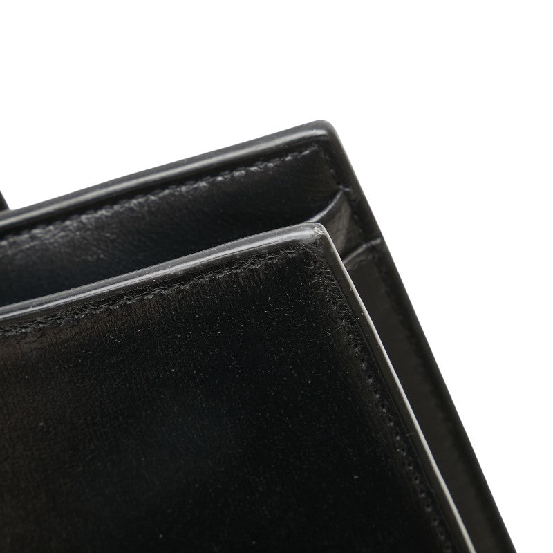 サンローラン クラッチバッグ セカンドバッグ ブラック レザー レディース SAINT LAURENT 【中古】