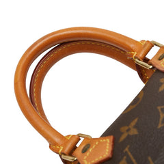 ルイ ヴィトン モノグラム ミニ スピーディ ハンドバック ショルダーバッグ 2WAY M41534 ブラウン PVC レザー レディース LOUIS VUITTON 【中古】