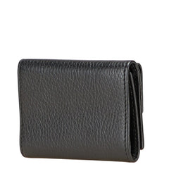 グッチ GGマーモント ミニ財布 二つ折り財布 523277 ブラック レザー レディース GUCCI 【中古】