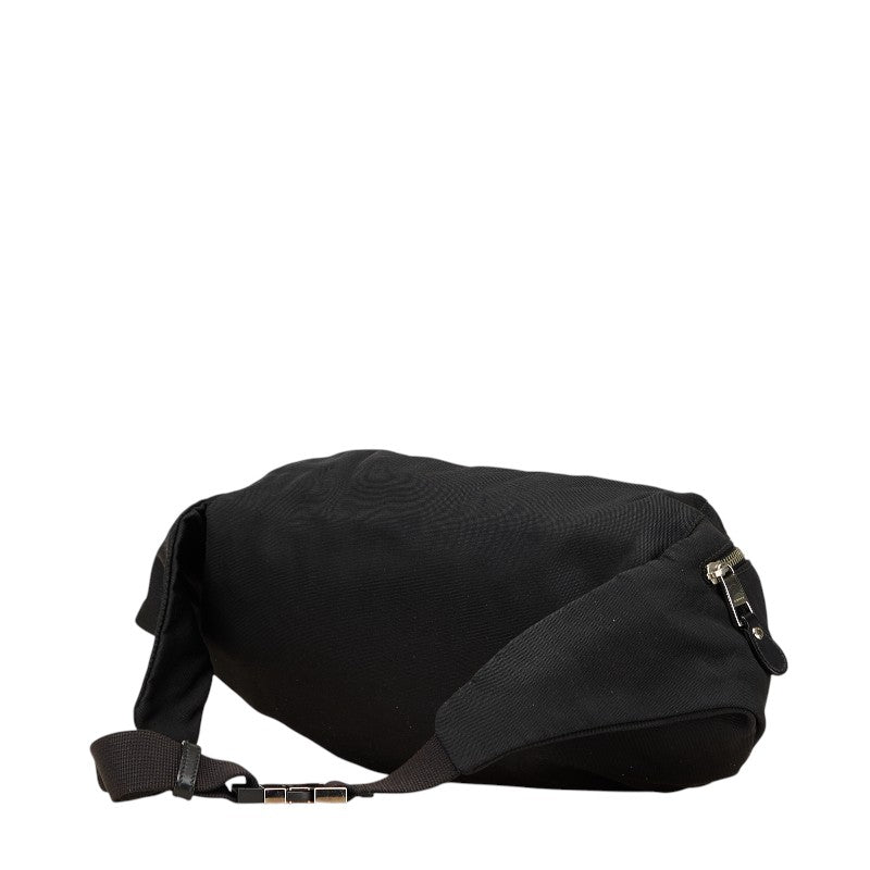 グッチ アビー シェリーライン ボディバッグ ウエストバッグ 246409 ブラック マルチカラー キャンバス レディース GUCCI 【中古】