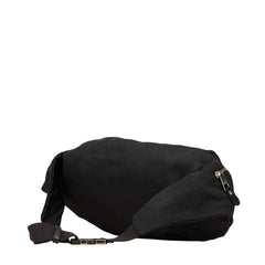 グッチ アビー シェリーライン ボディバッグ ウエストバッグ 246409 ブラック マルチカラー キャンバス レディース GUCCI 【中古】