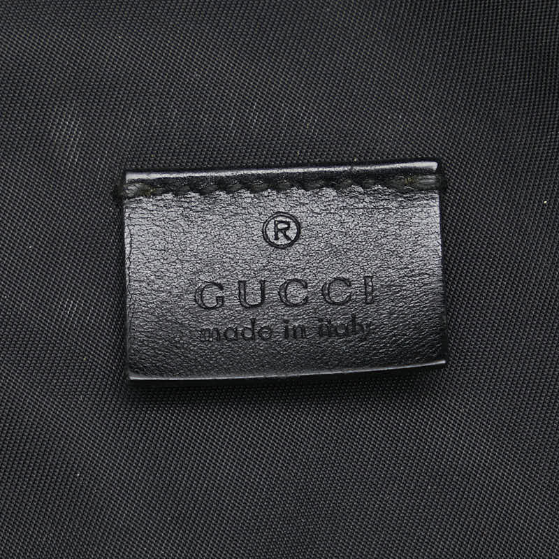 グッチ アビー シェリーライン ボディバッグ ウエストバッグ 246409 ブラック マルチカラー キャンバス レディース GUCCI 【中古】