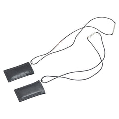 エルメス symbole シンボル ペンダント 2点セット シルバー メタル レザー レディース HERMES 【中古】