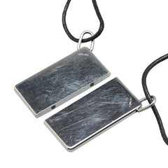 エルメス symbole シンボル ペンダント 2点セット シルバー メタル レザー レディース HERMES 【中古】