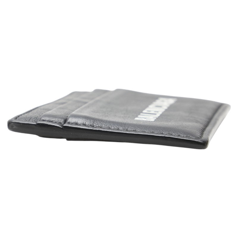 バレンシアガ エブリデイ カードケース 505054 ブラック レザー レディース BALENCIAGA 【中古】