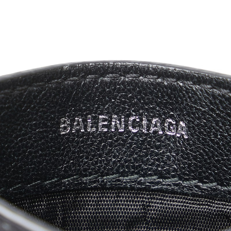 バレンシアガ エブリデイ カードケース 505054 ブラック レザー レディース BALENCIAGA 【中古】