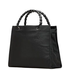 グッチ バンブー ハンドバッグ 002 1010 ブラック ナイロン レディース GUCCI 【中古】
