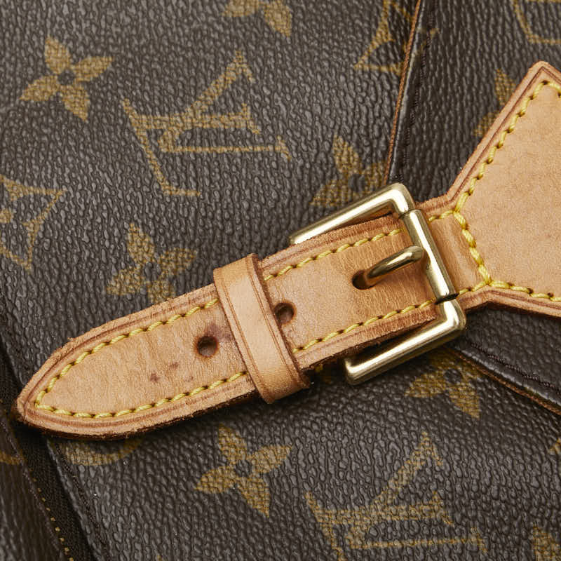 ルイ ヴィトン モノグラム モンスリMM リュック バックパック M51136 ブラウン PVC レザー レディース LOUIS VUITTON 【中古】