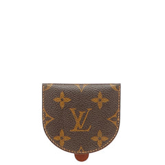 ルイ ヴィトン モノグラム ポルト モネ キュヴェット コインケース M61960 ブラウン PVC レザー レディース LOUIS VUITTON 【中古】