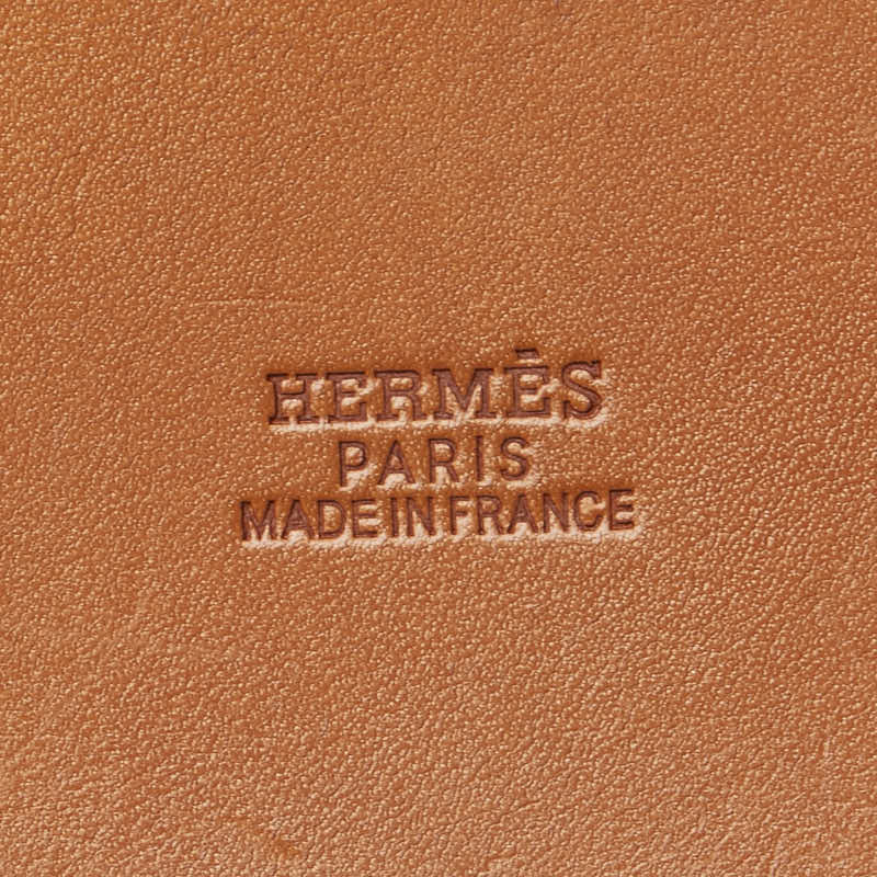 エルメス エールバッグ カバスGM ハンドバッグ トートバッグ ベージュ ブラウン トワルアッシュ レザー レディース HERMES 【中古】