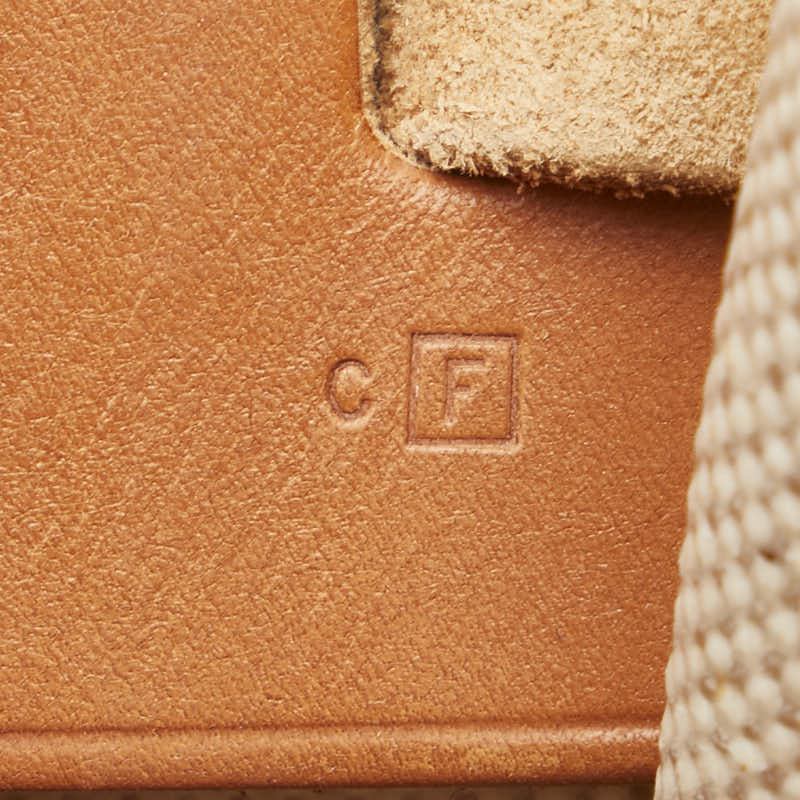 エルメス エールバッグ カバスGM ハンドバッグ トートバッグ ベージュ ブラウン トワルアッシュ レザー レディース HERMES 【中古】