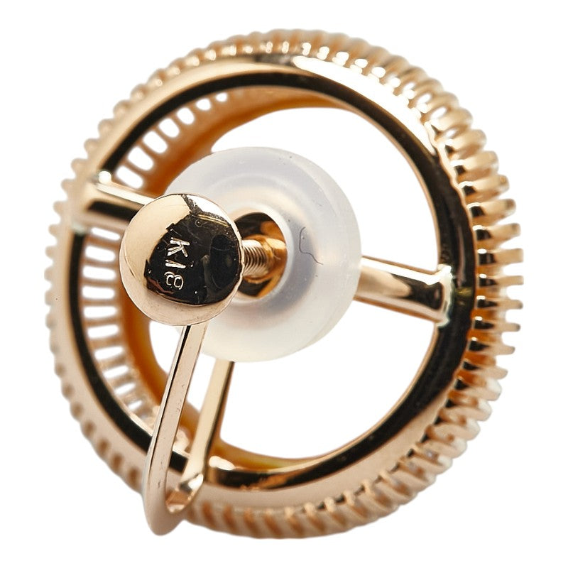 K18YG イエローゴールド マベパール約14mm イヤリング レディース 【中古】