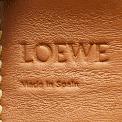 ロエベ アナグラム スラップ スモール ブレスレット イエロー系 レザー レディース LOEWE 【中古】