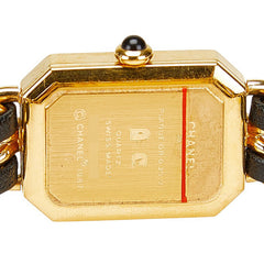 シャネル プルミエール 腕時計 サイズ：XL クオーツ ブラック文字盤 メッキ レディース CHANEL 【中古】