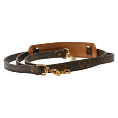ルイ ヴィトン モノグラム ショルダーストラップ ブラウン PVC レザー レディース LOUIS VUITTON 【中古】