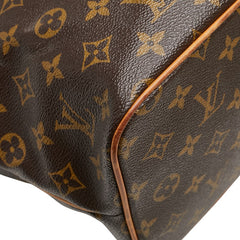 ルイ ヴィトン モノグラム　 パレルモPM ハンドバッグ トートバッグ M40145 ブラウン PVC レザー レディース LOUIS VUITTON 【中古】