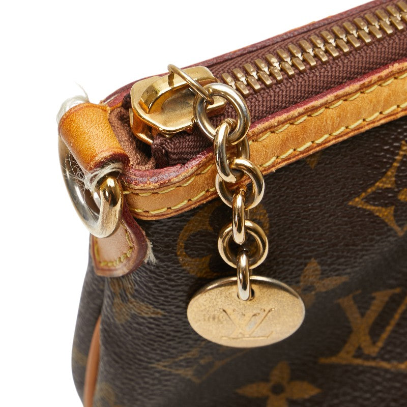 ルイ ヴィトン モノグラム　 パレルモPM ハンドバッグ トートバッグ M40145 ブラウン PVC レザー レディース LOUIS VUITTON 【中古】
