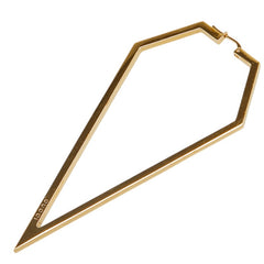 グッチ ひし形 モチーフ ピアス 片方のみ ゴールド メッキ レディース GUCCI 【中古】