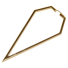 グッチ ひし形 モチーフ ピアス 片方のみ ゴールド メッキ レディース GUCCI 【中古】