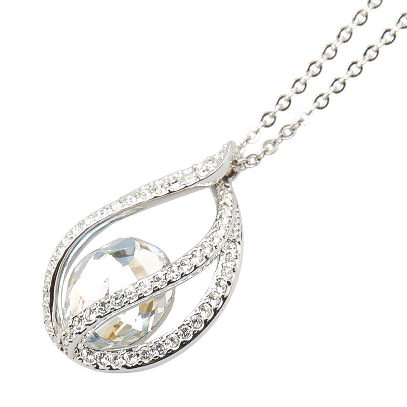 スワロフスキー Megan ペンダント ラインストーン ネックレス シルバー メタル レディース SWAROVSKI 【中古】