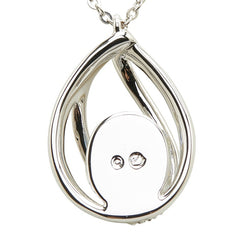 スワロフスキー Megan ペンダント ラインストーン ネックレス シルバー メタル レディース SWAROVSKI 【中古】